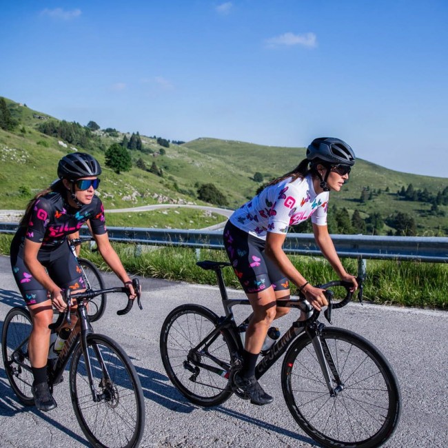 ALE BUTTERFLY LADY Radtrikot Damen kurzarm weiß ALE BUTTERFLY LADY Radtrikot Damen kurzarm weiß