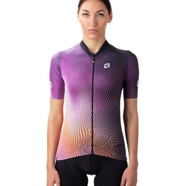 ALE CIRCUS LADY Radtrikot Damen kurzarm lila