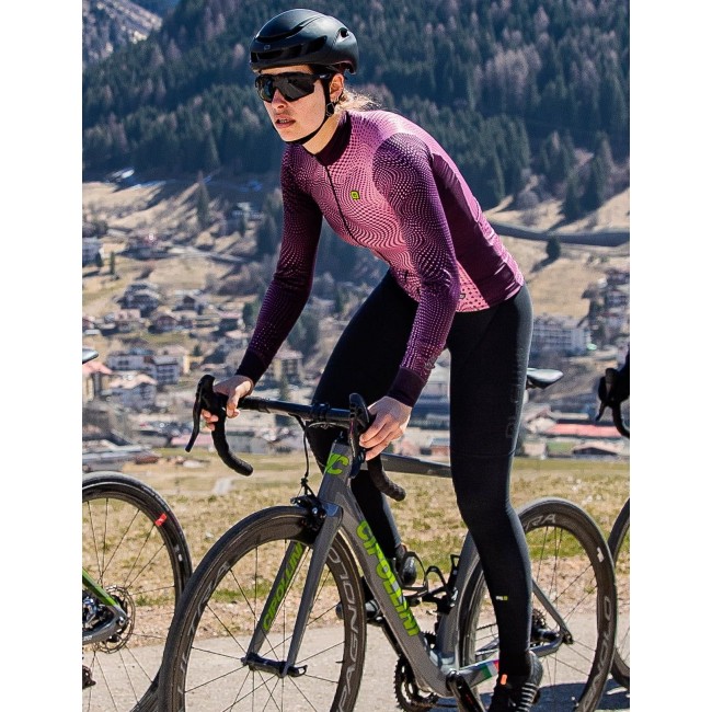 ALE CIRCUS LADY Radtrikot Damen langarm dunkel violett/rosa ALE CIRCUS LADY Radtrikot Damen langarm dunkel violett/rosa