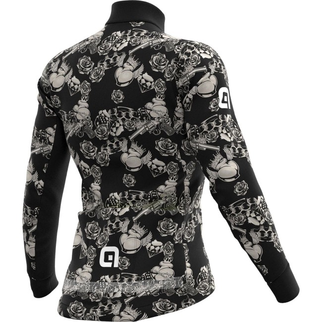 ALE LAS VEGAS Damen Radtrikot langarm schwarz ALE LAS VEGAS Damen Radtrikot langarm schwarz