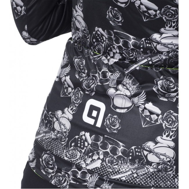 ALE LAS VEGAS Damen Radtrikot langarm schwarz ALE LAS VEGAS Damen Radtrikot langarm schwarz
