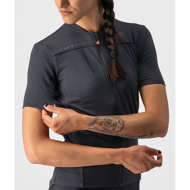 ANIMA 3-Radtrikot Damen kurzarm schwarz (light black/red) ANIMA 3-Radtrikot Damen kurzarm schwarz (light black/red)