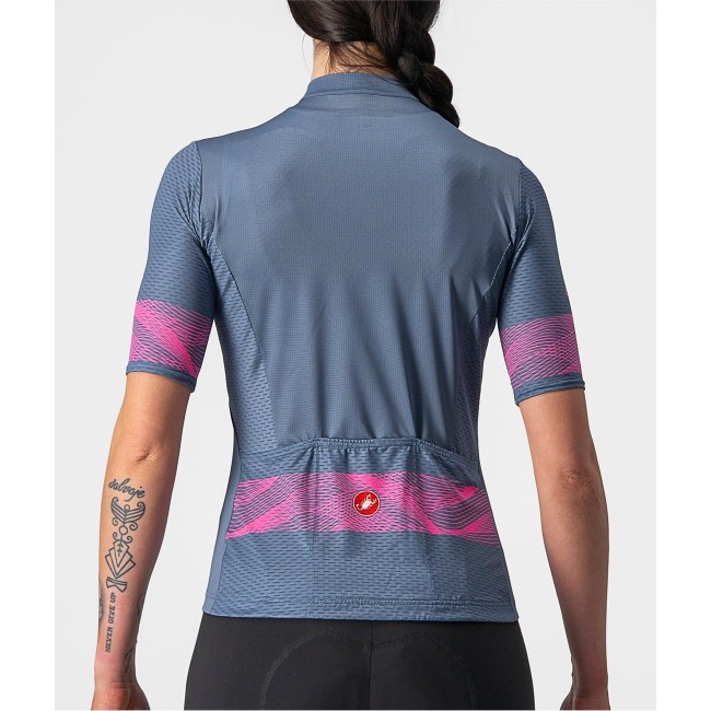 FENICE Radtrikot Damen kurzarm blau (light steel blue) FENICE Radtrikot Damen kurzarm blau (light steel blue)