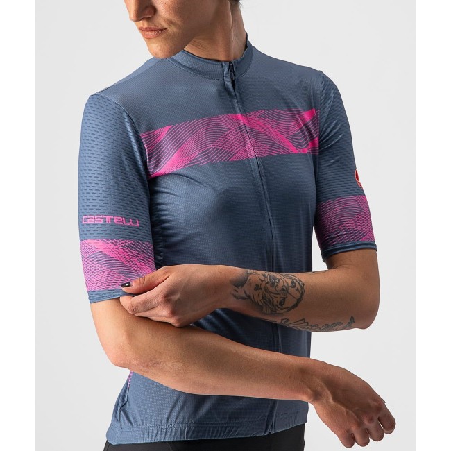 FENICE Radtrikot Damen kurzarm blau (light steel blue) FENICE Radtrikot Damen kurzarm blau (light steel blue)