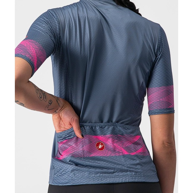 FENICE Radtrikot Damen kurzarm blau (light steel blue) FENICE Radtrikot Damen kurzarm blau (light steel blue)