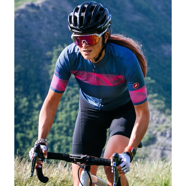 FENICE Radtrikot Damen kurzarm blau (light steel blue) FENICE Radtrikot Damen kurzarm blau (light steel blue)