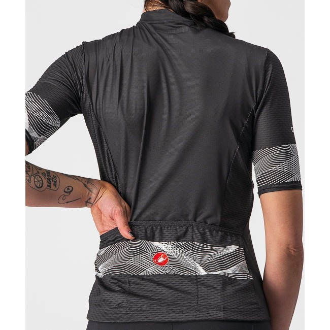 FENICE Radtrikot Damen kurzarm schwarz (light black) FENICE Radtrikot Damen kurzarm schwarz (light black)