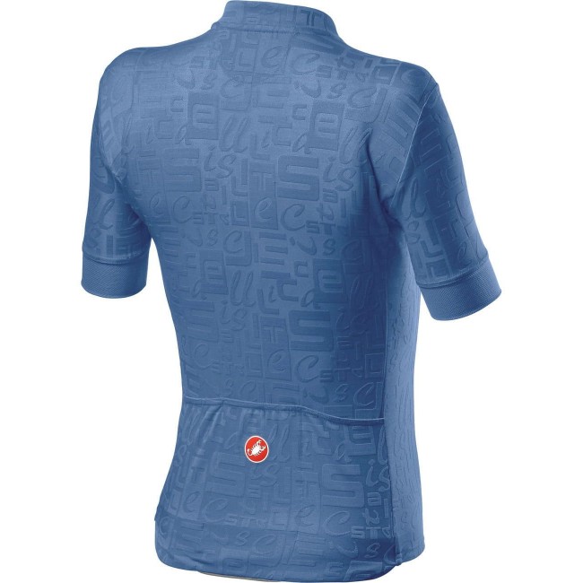 Promessa Jacquard Radtrikot Damen kurzarm blau (agate blue) Promessa Jacquard Radtrikot Damen kurzarm blau (agate blue)