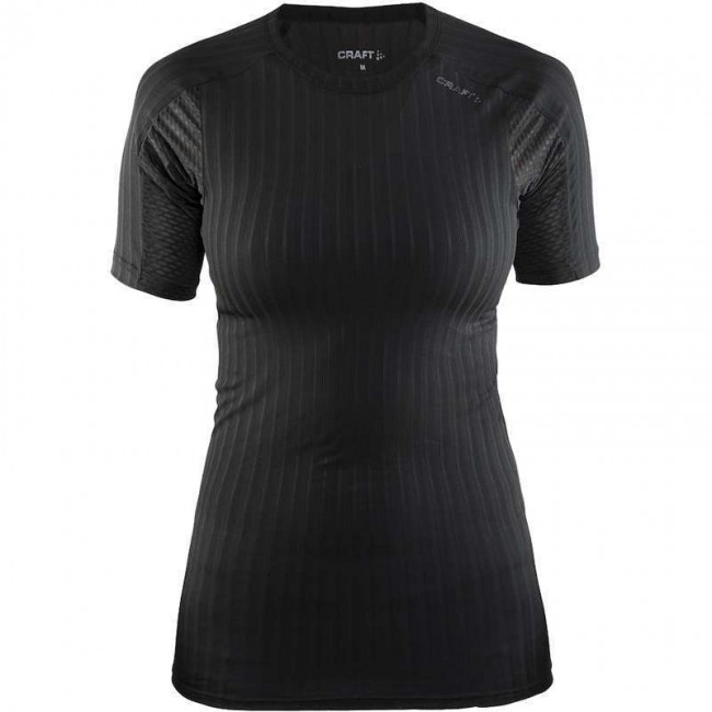 Active Extreme 2.0 Roundneck Damen-kurzarm-Unterhemd schwarz (1904490-9999)