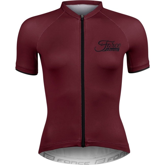 CHARM Radtrikot Damen kurzarm weinrot (90013438)