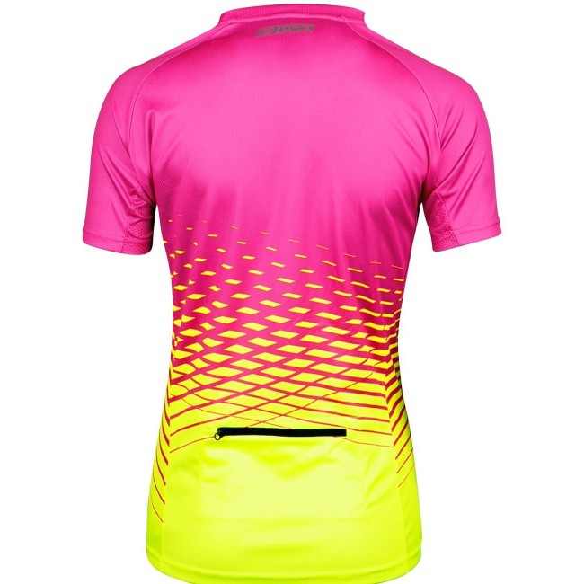 MTB ANGLE Radtrikot Damen kurzarm pink/neongelb (9001531) MTB ANGLE Radtrikot Damen kurzarm pink/neongelb (9001531)