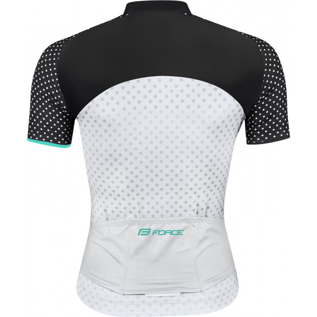 POINTS Radtrikot Damen kurzarm schwarz/celeste (90013205) POINTS Radtrikot Damen kurzarm schwarz/celeste (90013205)