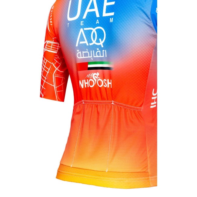 UAE TEAM ADQ 2023 Damen Radtrikot kurzarm-Radsport-Damen-Team UAE TEAM ADQ 2023 Damen Radtrikot kurzarm-Radsport-Damen-Team