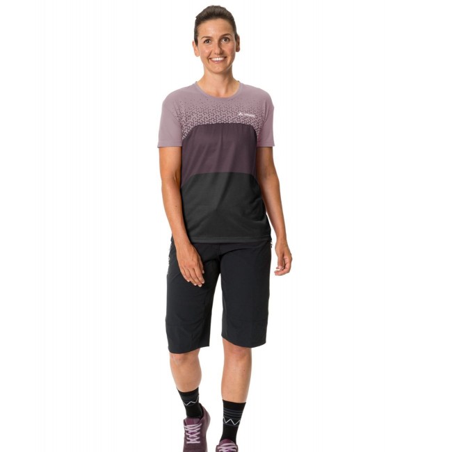 MOAB VI MTB Radtrikot Damen kurzarm schwarz/flieder (lilac dusk) MOAB VI MTB Radtrikot Damen kurzarm schwarz/flieder (lilac dusk)