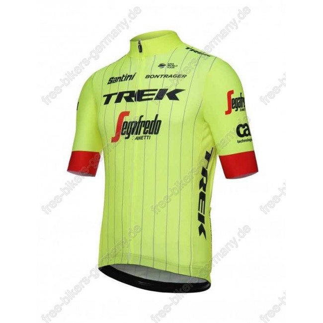 Trek Segafredo Trikot Kurzarm 2018 Gelb Radtrikot Kaufen