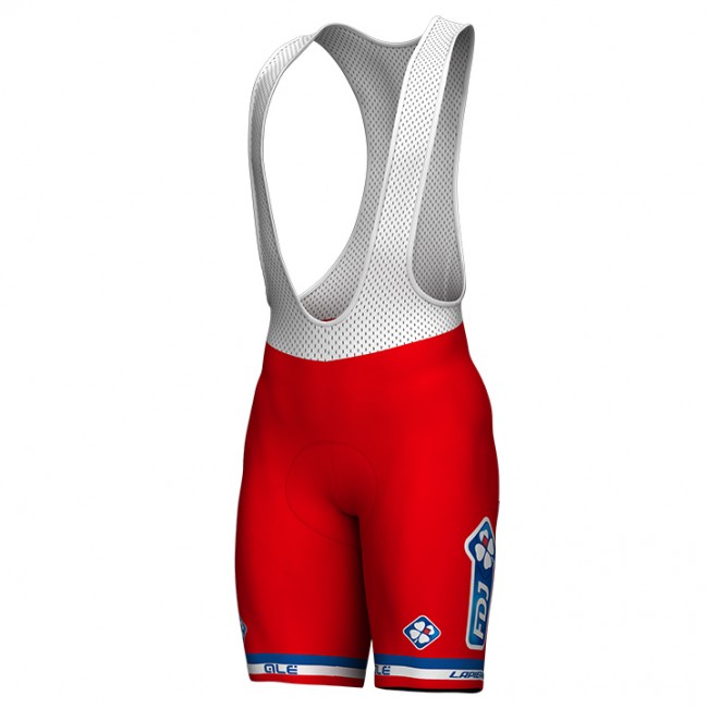2017-2018 Fdj Französischer Meister Kurz Trägerhose Radtrikot Kaufen