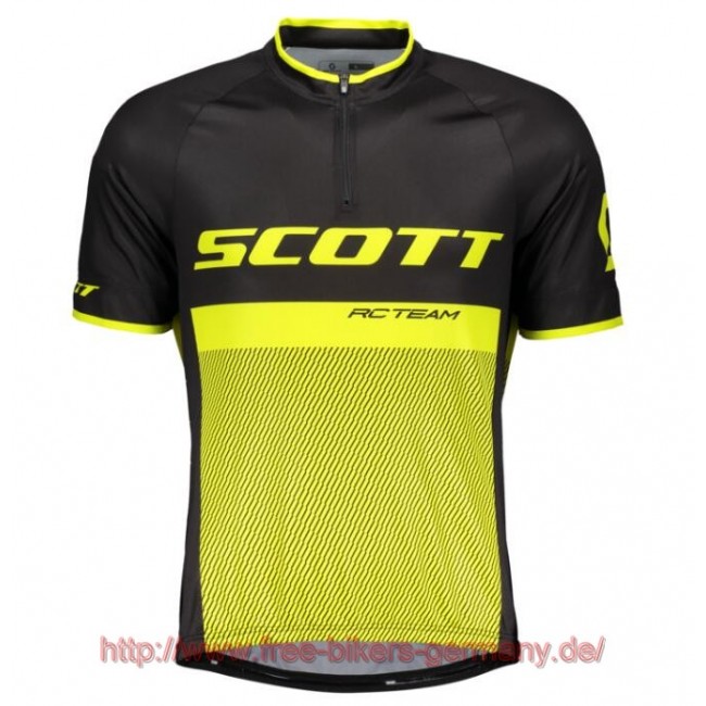 2018 Scott RC TEAM 20 sulphur gelb Fahrradbekleidung Radtrikot Satz Kurzarm Radtrikot Kaufen