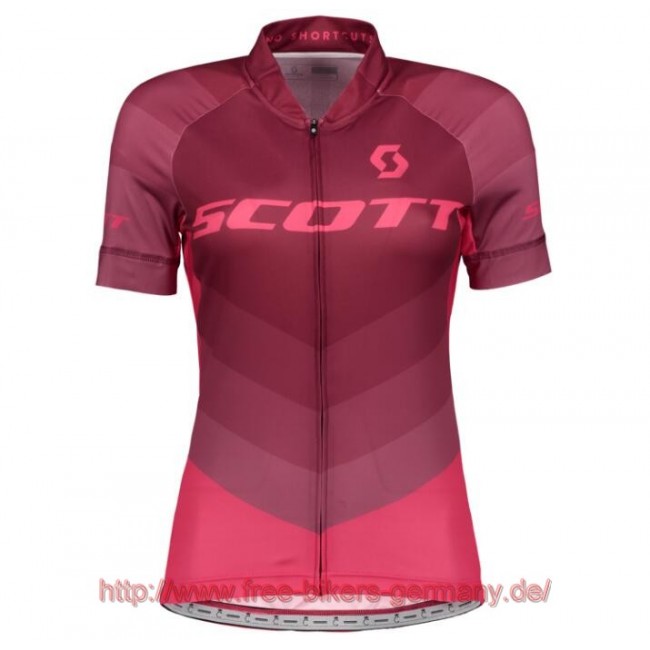 2018 Scott RC PRO tibetan rot Damen Fahrradbekleidung Radtrikot Satz Kurzarm Radtrikot Kaufen