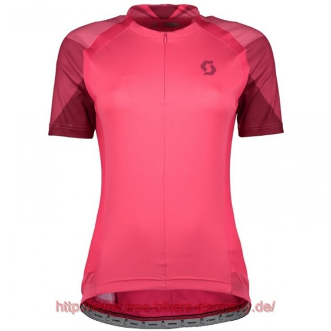 2018 Scott ENDURANCE 20 azalea pink Damen Fahrradbekleidung Radtrikot Satz Kurzarm Radtrikot Kaufen