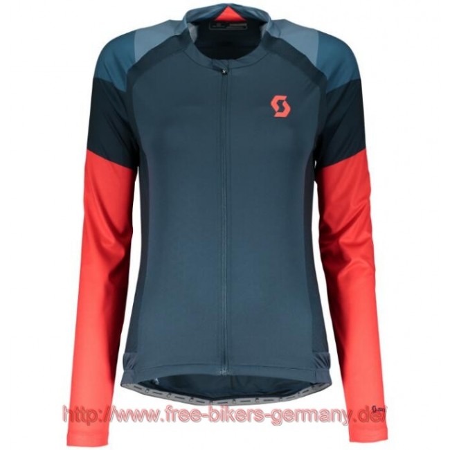 2018 Scott ENDURANCE 20 nightfall blau Damen Fahrradtrikot Langarm Radtrikot Kaufen