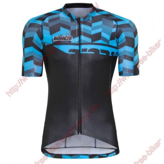 Radsport Bioracer Spitfire Fishbone Blau 2018 Trikot Kurzarm Radtrikot Kaufen