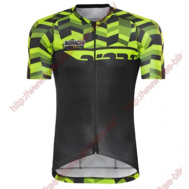 Radsport Bioracer Spitfire Fishbone Grün 2018 Trikot Kurzarm Radtrikot Kaufen