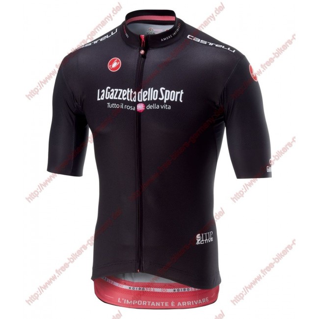 Radsport Giro d'Italia 2018 schwarz Trikot Kurzarm Radtrikot Kaufen