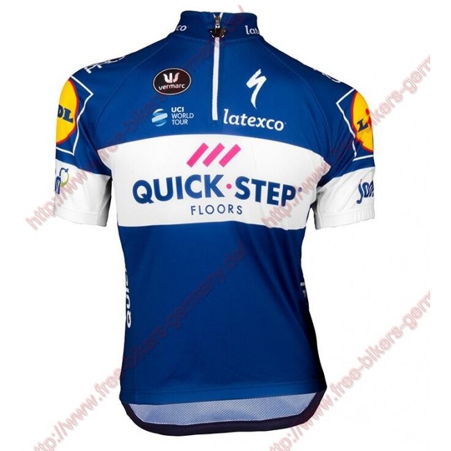 Radsport QUICK-STEP FLOORS 2018 Kinder Trikot Kurzarm Radtrikot Kaufen