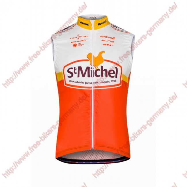Radsport SAINT MICHEL AUBER 93 Windstopper ärmelloses Trikot Kurz Radtrikot Kaufen