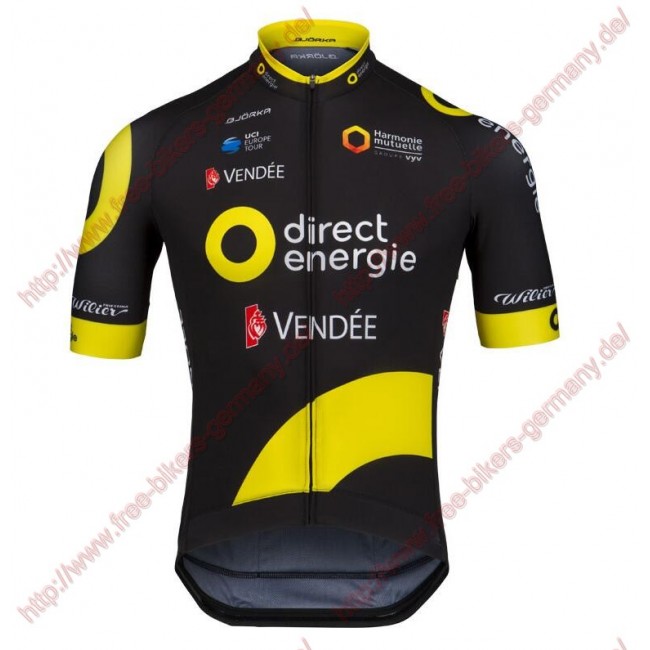 Radsport TEAM DIRECT ENERGIE 2018 Trikot Kurzarm Radtrikot Kaufen