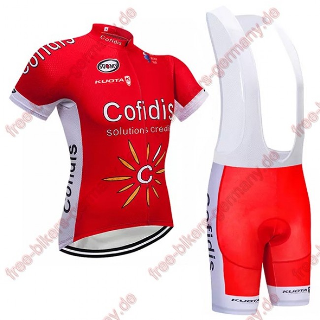 Profiteam 2018 Cofidis Radbekleidung Satz Trikot Kurzarm+Trägerh Radtrikot Kaufen