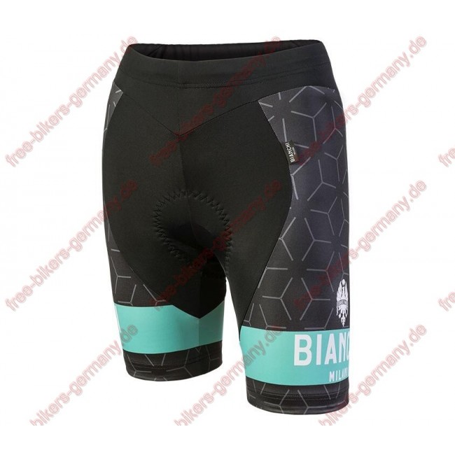 Profiteam 2018 Bianchi Milano Nevola schwarz Damen Radhose Kurz 19426UT Radtrikot Kaufen