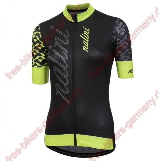 Profiteam 2018 Nalini AHS Stilosa schwarz/Gelb Damen Trikot Kurzarm 45471RT Radtrikot Kaufen