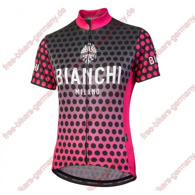 Profiteam 2018 Bianchi Milano Gravina pink Damen Trikot Kurzarm 69959IO Radtrikot Kaufen
