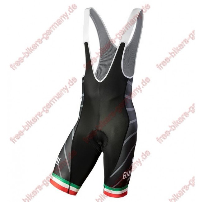 Profiteam 2018 Bianchi Milano Tiera schwarz Trägerhosen Set 85926IN Radtrikot Kaufen