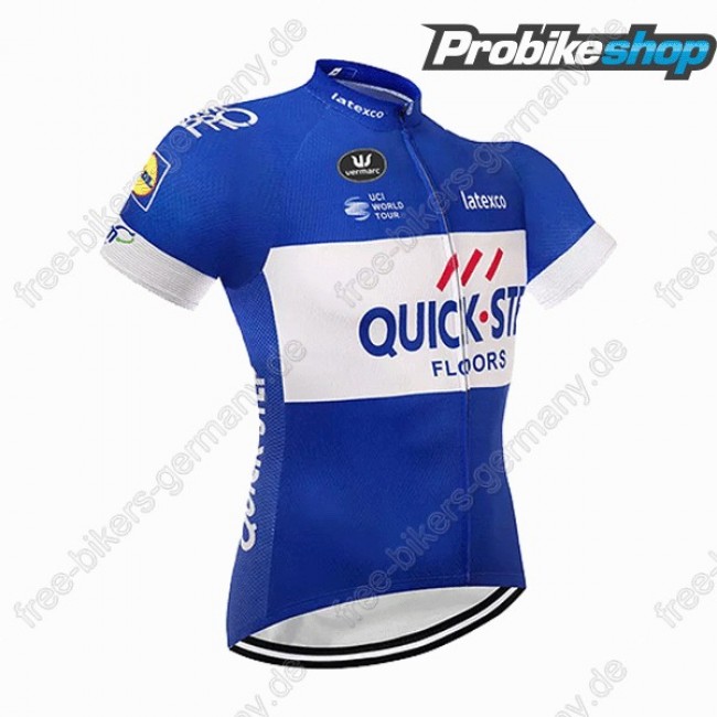 Quick Step Floors blau Trikot Kurzarm 2018 Radtrikot Kaufen
