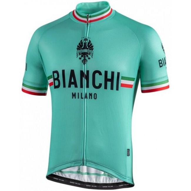 Fahrradbekleidung Radsport 2020 BIANCHI MILANO Isalle Trikot Kurzarm Outlet blau Radtrikot Kaufen