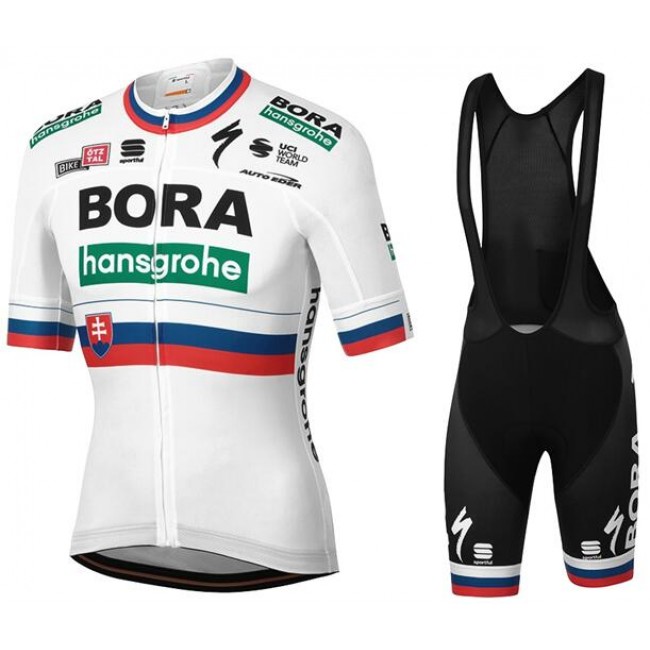 Fahrradbekleidung Radsport 2020 BORA-hansgrohe Slowakischer Meister Radbekleidung Satz Trikot Kurzarm+Trägerhosen Se Radtrikot Kaufen