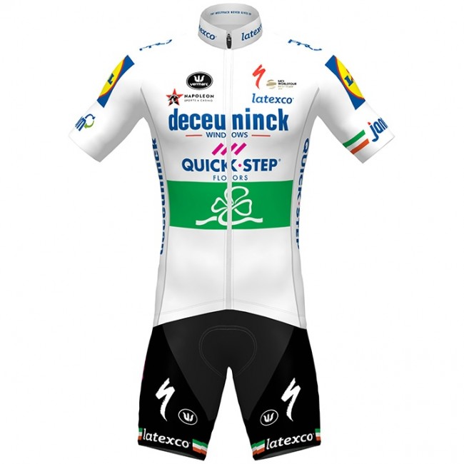 Fahrradbekleidung Radsport 2020 DECEUNINCK QUICK-STEP Irish Champion Radbekleidung Satz Trikot Kurzarm+Fahrradhose Se Radtrikot Kaufen