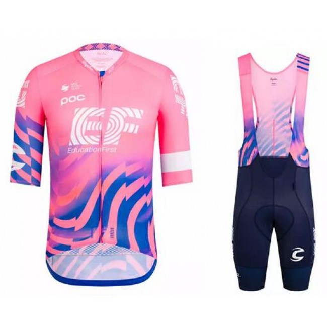 Fahrradbekleidung Radsport 2020 EF Education First Radbekleidung Satz Trikot Kurzarm+Trägerhosen Se Radtrikot Kaufen