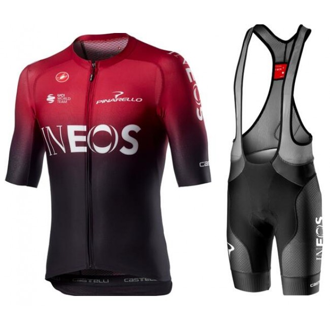 Fahrradbekleidung Radsport 2020 TEAM INEOS Aero Set AERO RACE 6.1 Trikot Kurzarm Outlet+FREE AERO RACE Trägerh Radtrikot Kaufen