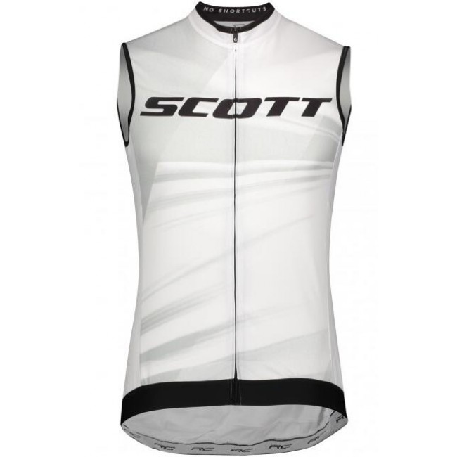 Fahrradbekleidung Radsport 2020 SCOTT RC Pro maglia senza maniche Weiß Radtrikot Kaufen