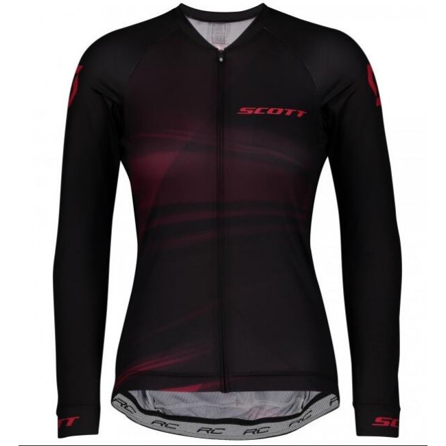 Fahrradbekleidung Radsport 2020 Damen SCOTT RC Pro Trikot Langarmschwarz Radtrikot Kaufen