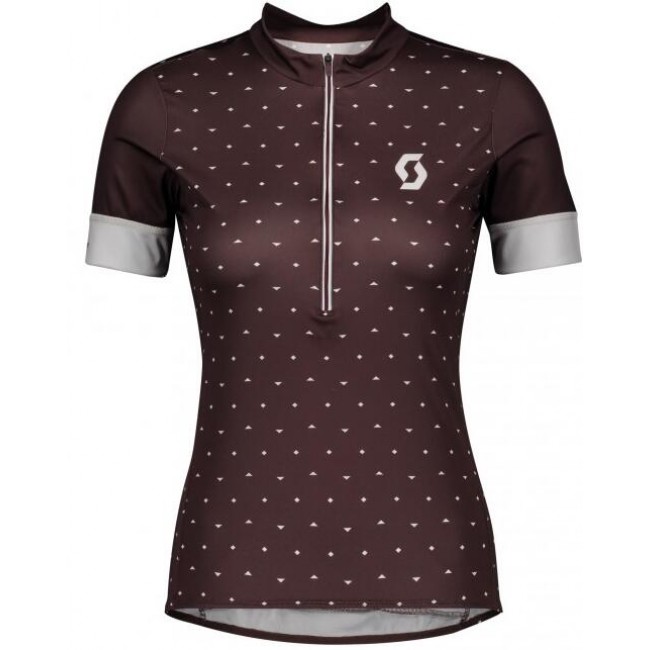 Fahrradbekleidung Radsport 2020 Damen SCOTT Endurance 20 Trikot Kurzarm Outlet marrone Radtrikot Kaufen