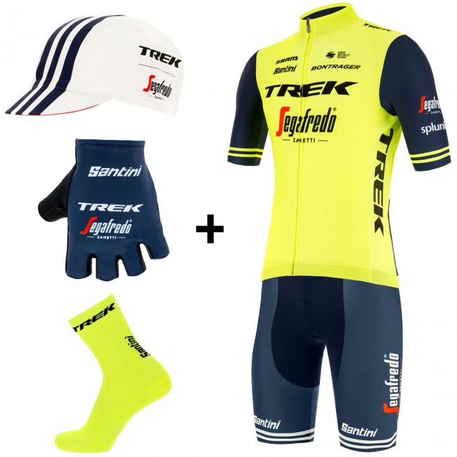 Fahrradbekleidung Radsport 2020 TREK-SEGAFREDO training edition Super Spar Set Maglia Radtrikot Kaufen