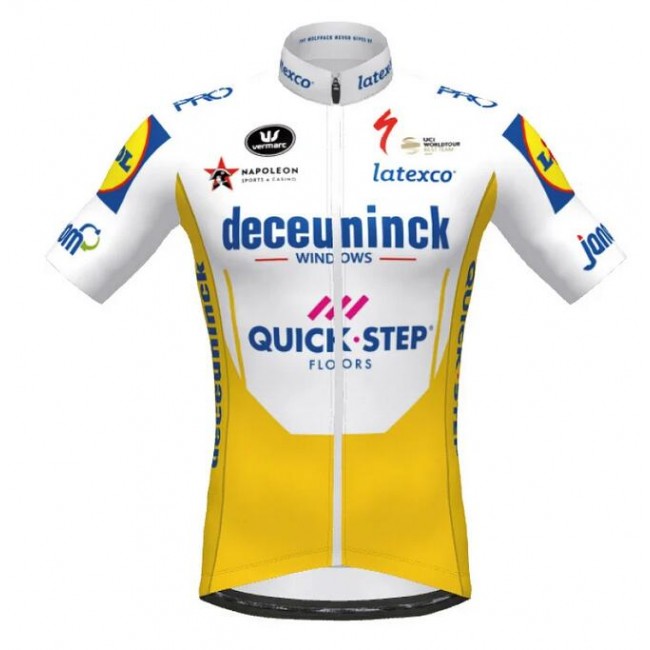Fahrradbekleidung Radsport 2020 DECEUNINCK QUICK-STEP TdF Trikot Kurzarm Outlet Ge Radtrikot Kaufen