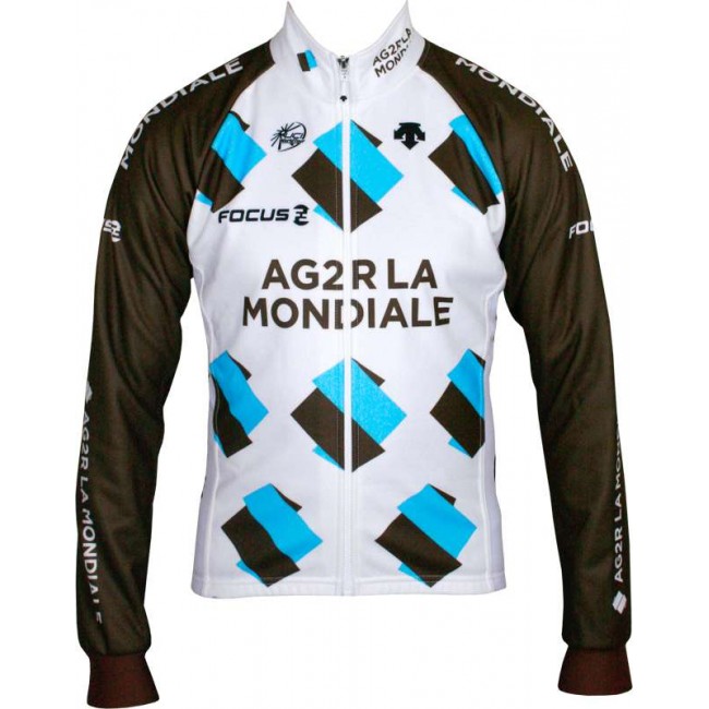 AG2R LA MONDIALE 2014 Radsport-Winterjacke Radsport-Profi-Team