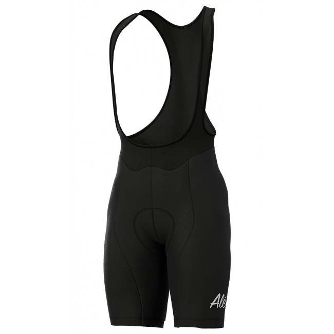 ALE EPICA Retro Trägerhose kurz schwarz