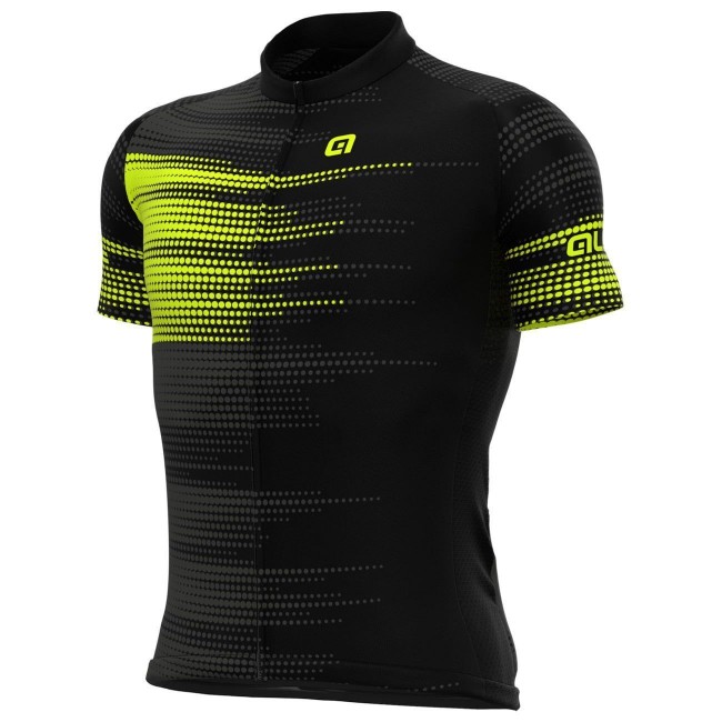 ALE TURBO Radtrikot kurzarm schwarz