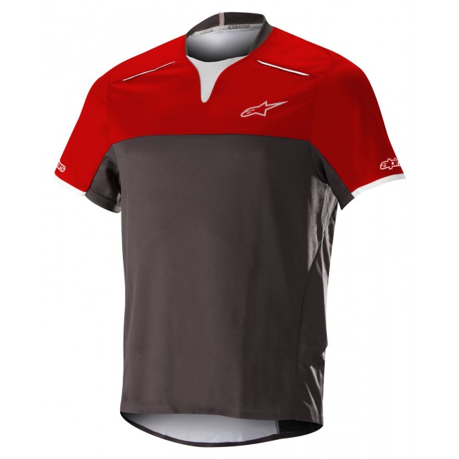 DROP PRO Radtrikot kurzarm MTB/Freeride black/red (schwarz/rot)